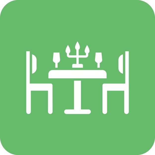 Icono de la mesa de comidas