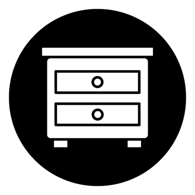 El icono de la mesa de noche
