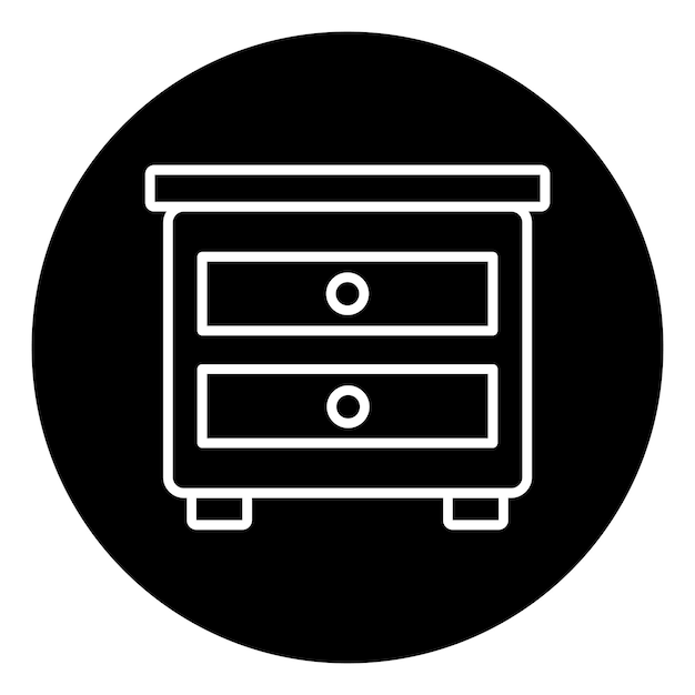 El icono de la mesa de noche