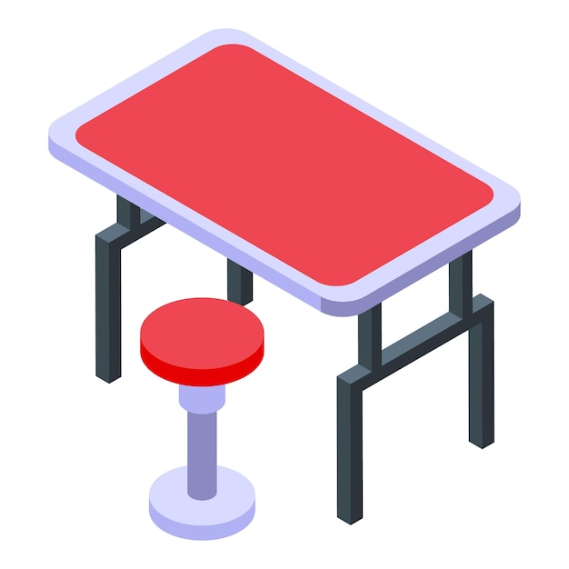 Icono de mesa de spa para perros vector isométrico Baño de aseo Ducha para mascotas
