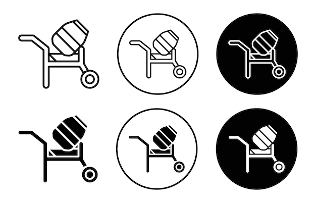 icono de mezcladores de cemento
