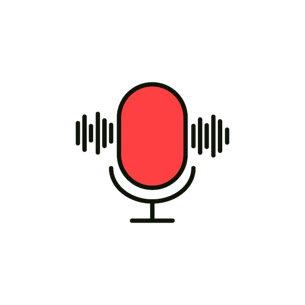 El icono del micrófono
