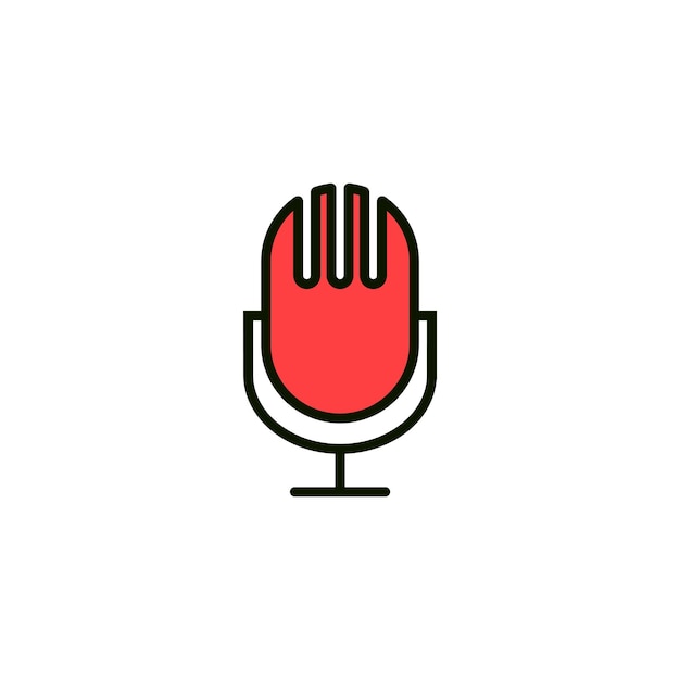 El icono del micrófono