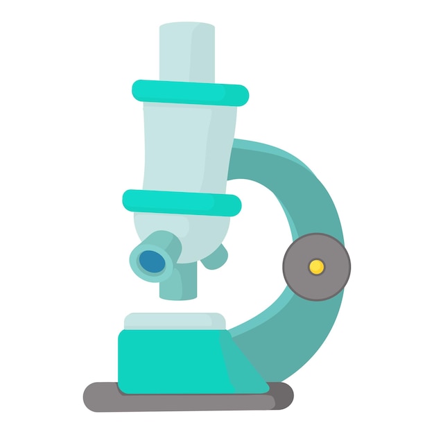 Icono de microscopio Ilustración de dibujos animados de icono de vector de microscopio para web