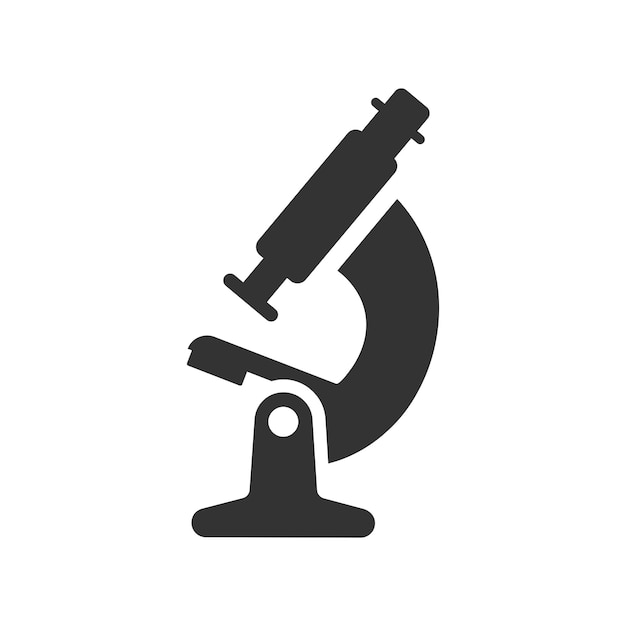 El icono del microscopio de investigación