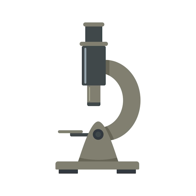 Icono de microscopio moderno Ilustración plana del icono de vector de microscopio moderno para diseño web