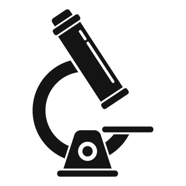 Icono de microscopio de varicela Ilustración simple del icono de vector de microscopio de varicela para diseño web aislado sobre fondo blanco