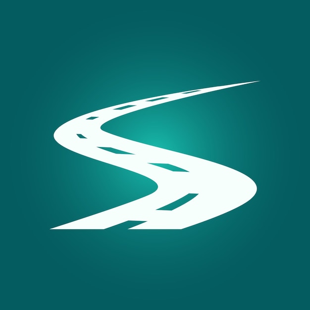 El icono de moda de la autopista es digno de una ilustración vectorial abstracta, obras de arte coloridas y un diseño hermoso.