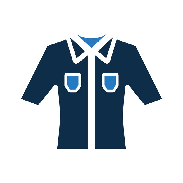 Icono de moda de ropa de ropa Vector de color sencillo