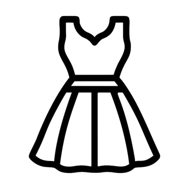Icono de la moda y el vestido