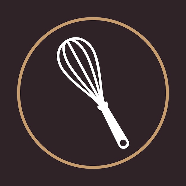 El icono de moda de Whisk es una hermosa ilustración de arte vectorial de fondo abstracto
