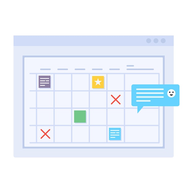 Icono moderno de análisis de datos en estilo plano