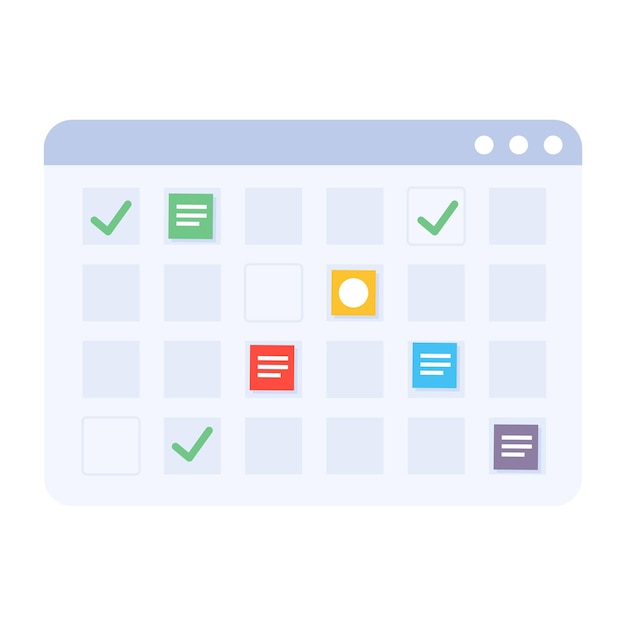 Icono moderno de análisis de datos en estilo plano