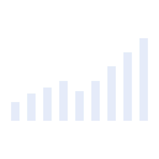Icono moderno de análisis de datos en estilo plano