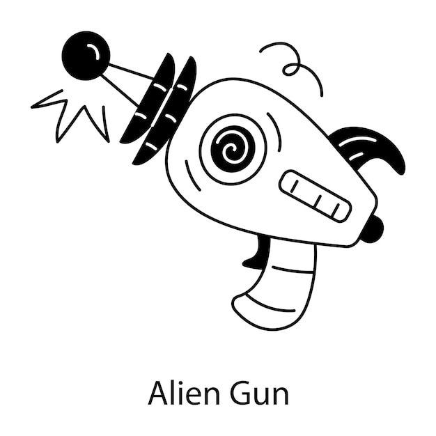 El icono moderno de un arma alienígena