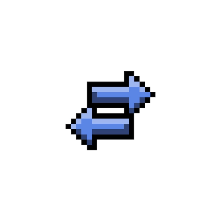 Vector icono moderno de pixel art perfecto para tu proyecto