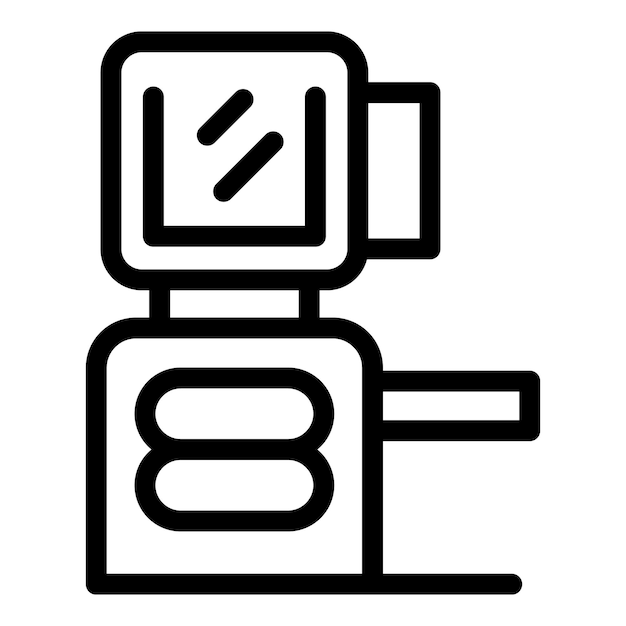 Icono moderno de purificador de agua para agua potable limpia y segura