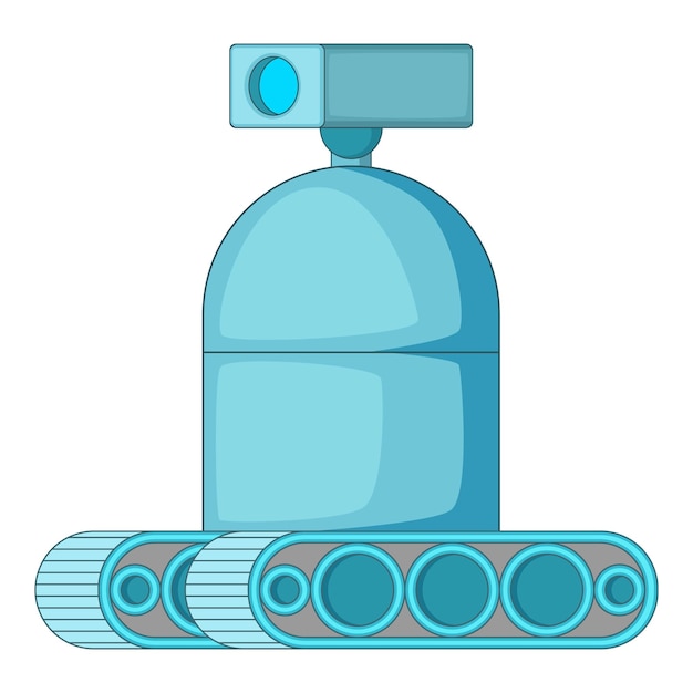 Icono de módulo de aterrizaje Ilustración de dibujos animados de icono de vector de módulo de aterrizaje para web
