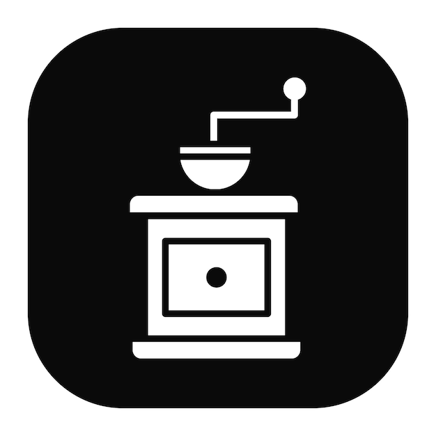 Icono de molinillo de café