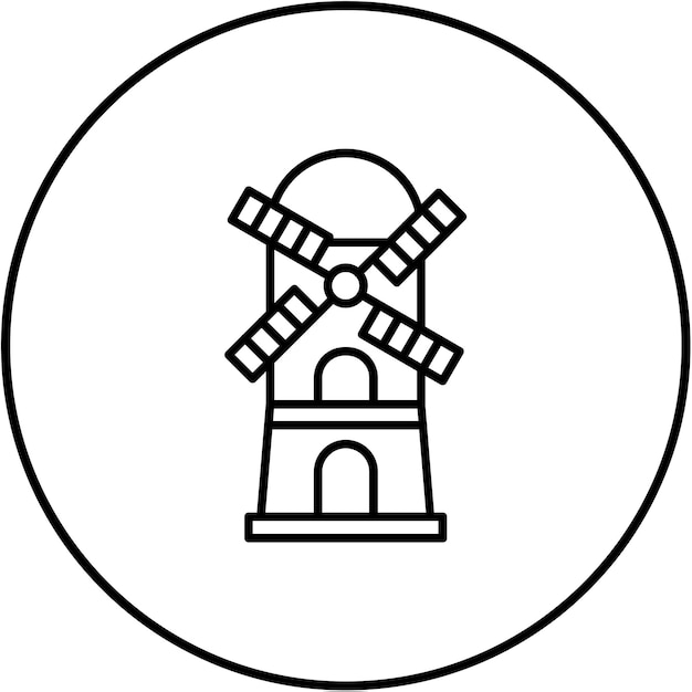 Icono del molino de viento