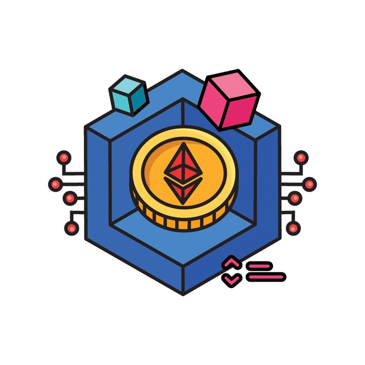 Vector icono de la moneda digital