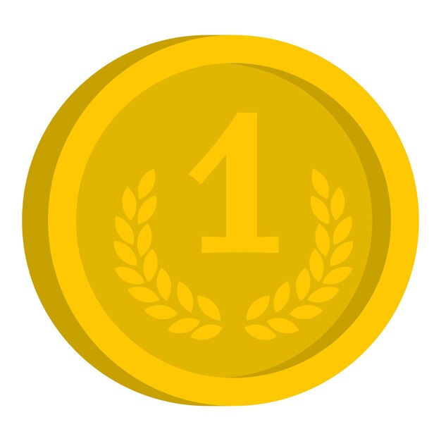 Ícono de moneda Ilustración plana del ícono vectorial de moneda para la web