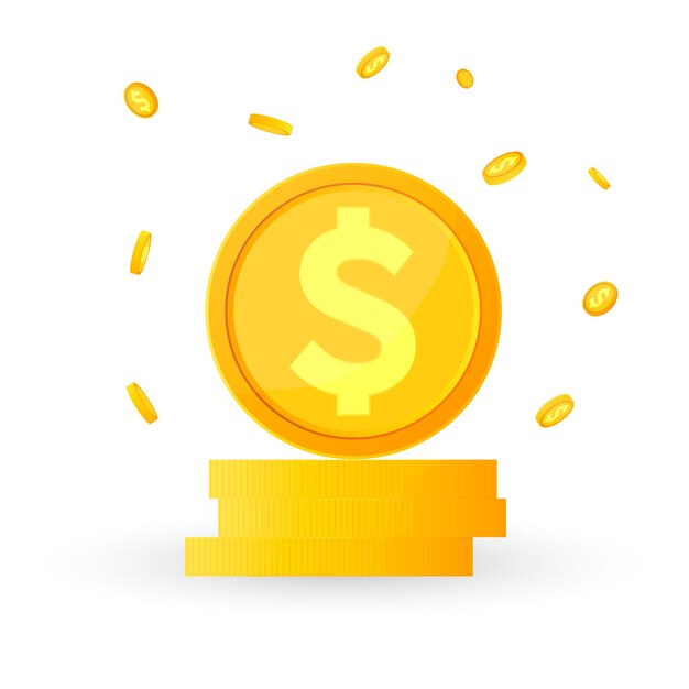 Icono de monedas de oro