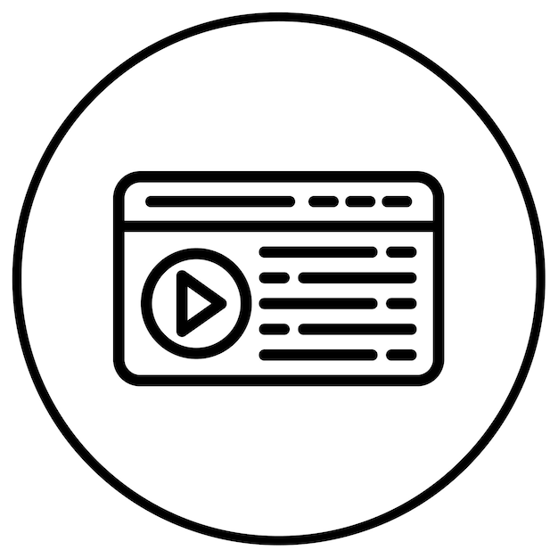Icono de monetización de vídeo