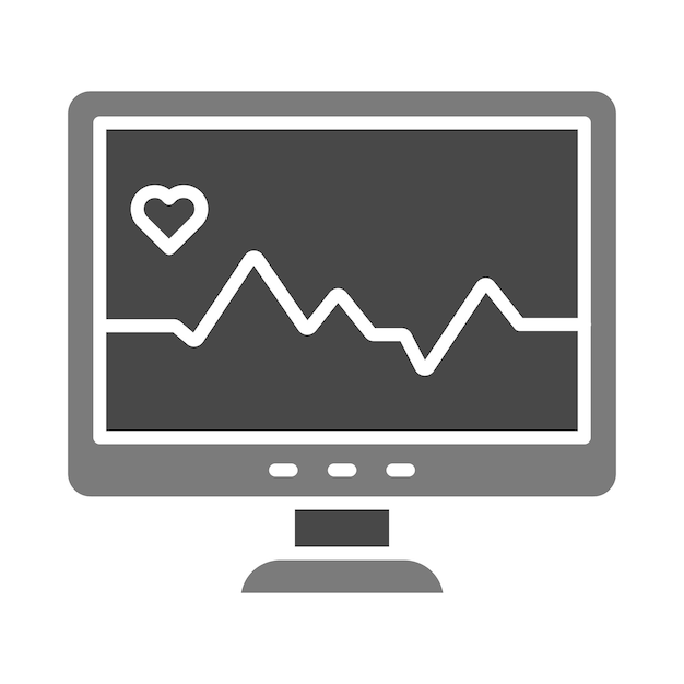 El icono del monitor de ritmo cardíaco