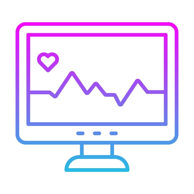El icono del monitor de ritmo cardíaco