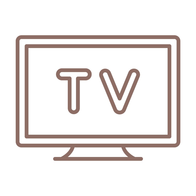 Ícono de un monitor de televisión