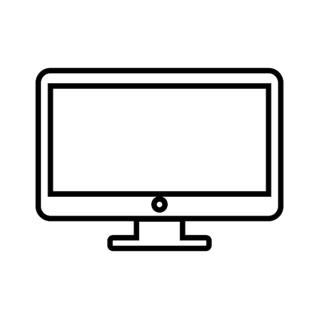 El icono del monitor