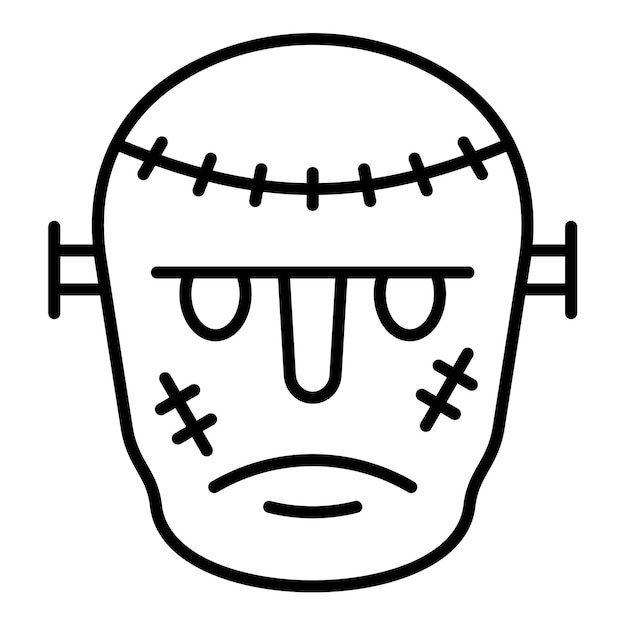 El icono del monstruo de Frankenstein