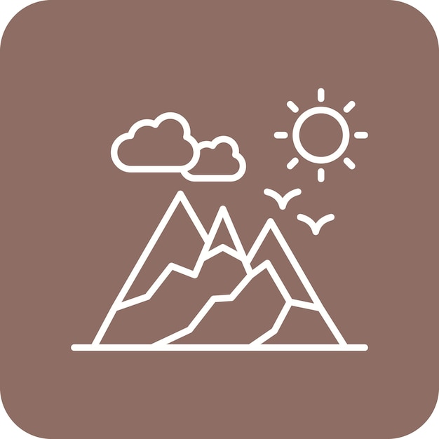 Icono de la montaña