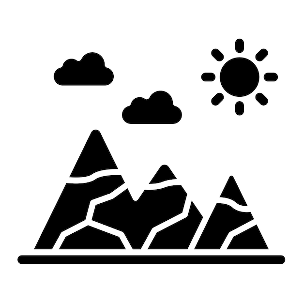 Icono de las montañas