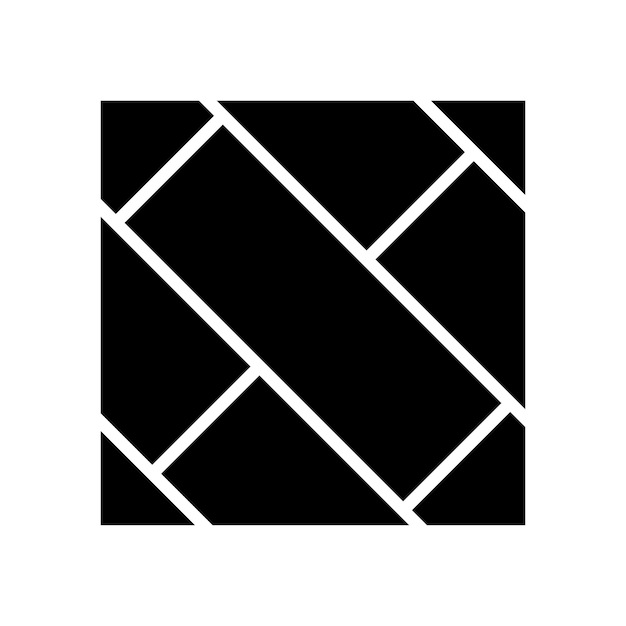 icono de mosaico de piso plantilla de vector logo colección de moda diseño plano