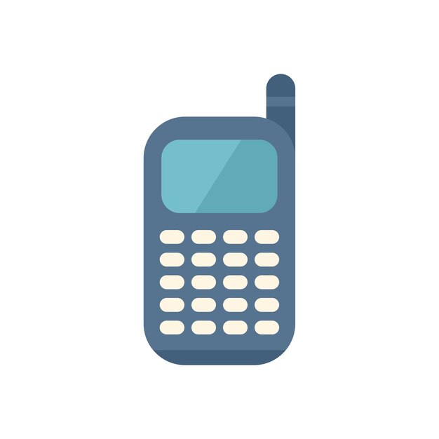 Icono móvil vector plano interfaz web aplicación de contacto aislada