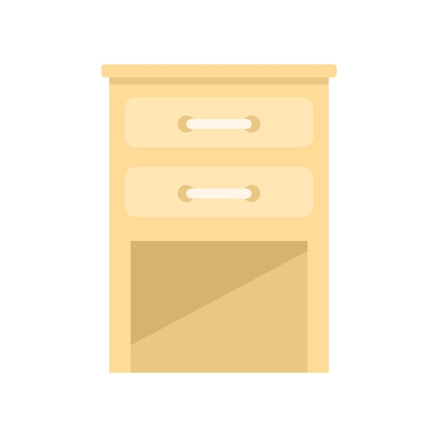 Icono de muebles de arte vector plano Muebles de cocina Estilo moderno aislado
