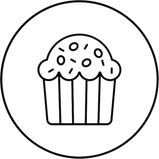 El icono del muffin
