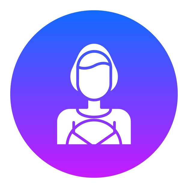 Icono de la mujer conductor