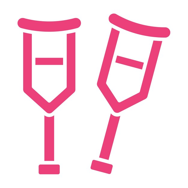 Icono de las muletas