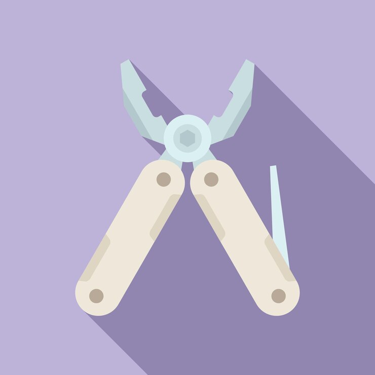 Vector icono de multiherramienta de negocios vector plano navaja herramienta suiza