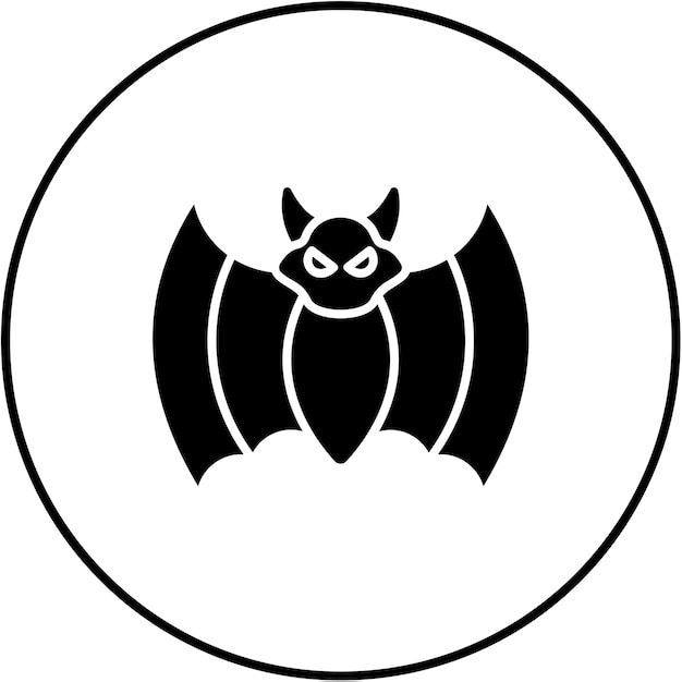 Icono de murciélago