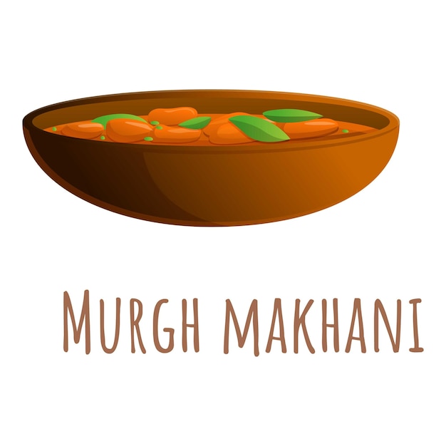 Vector icono de murgh makhani icono vectorial de murgh makhoni para el diseño web aislado en fondo blanco