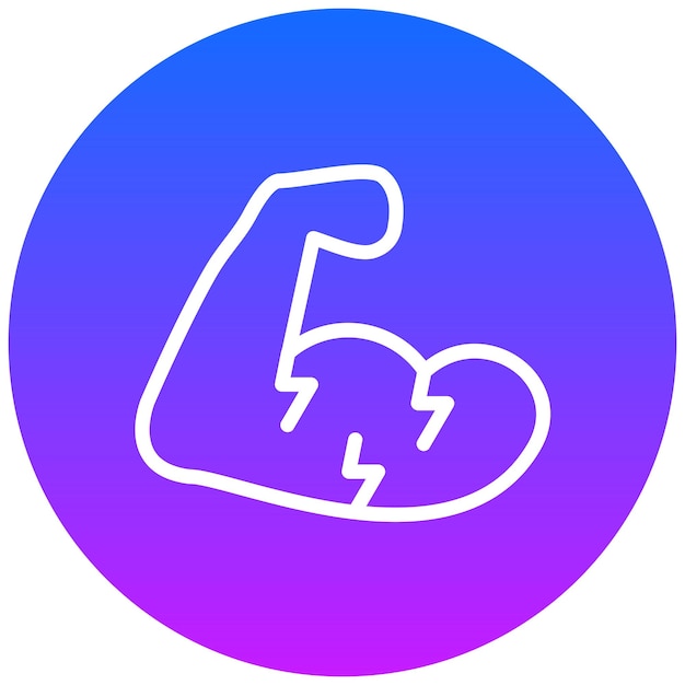 Icono del músculo del brazo