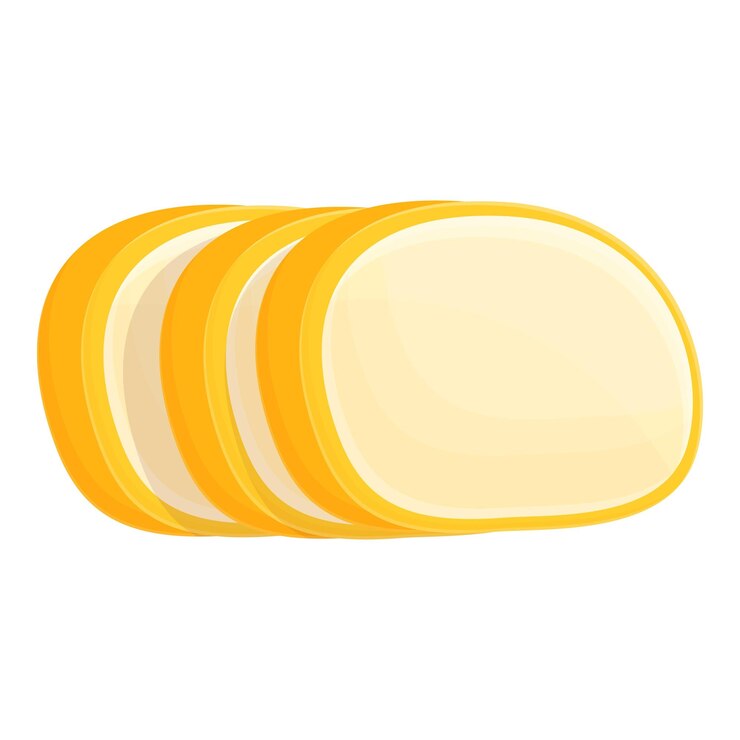 Vector icono de nabo en rodajas vector de dibujos animados raíz de rábano granja de alimentos