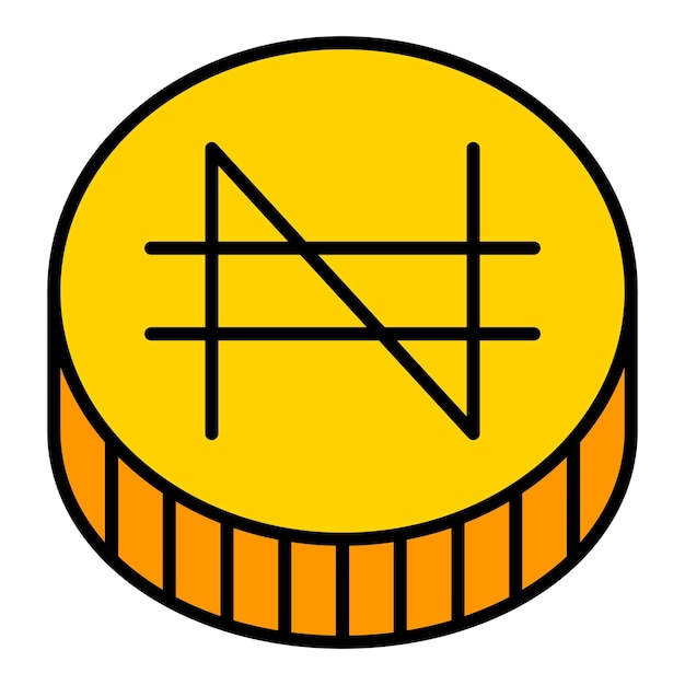 Vector el icono de naira