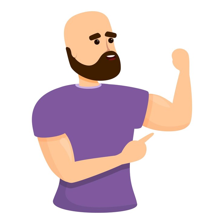Vector icono de narcisismo de carácter caricatura de icono de vector de narcisismo de carácter para diseño web aislado sobre fondo blanco