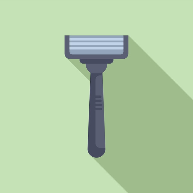 El icono de la navaja cosmética es un vector plano. La belleza del spa es limpia.