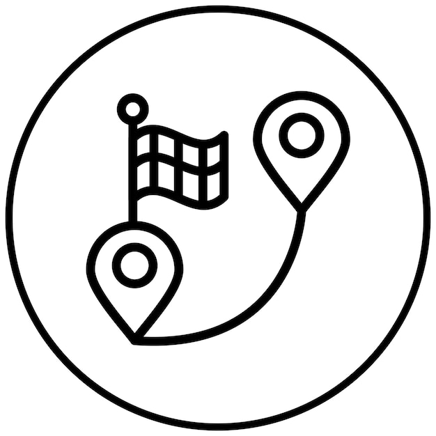 Icono de navegación de la carrera